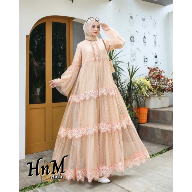 Mocca Maxi Laudya Tile Dot