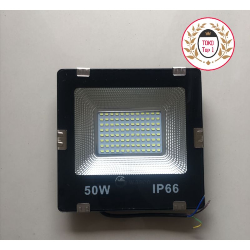 lampu sorot tipis led SMD 50w outdoor tembak / flood light / kap sorot smd/ outdoor led