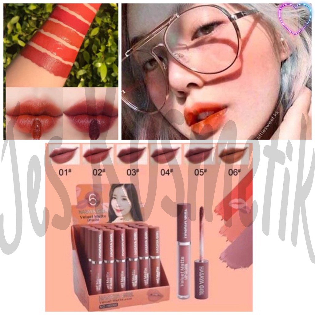 [LUSINAN] Hasaya Girl LipGloss Lipcream / Grosir Kosmetik