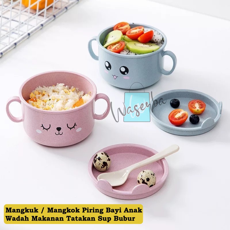 Mangkuk / Mangkok Piring Bayi Anak Wadah Makanan Tatakan Sup Bubur