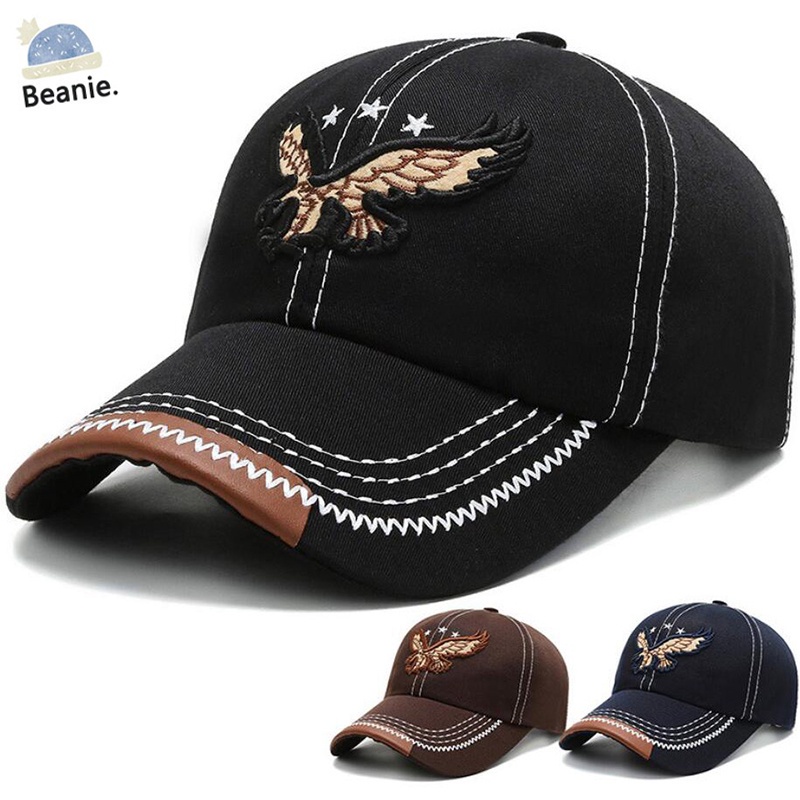 Newest Baseball Cap Fashion new cap Eagle Star Embroidered  Retro Sports golf cap Outdoor Casual sumbrero cap for men