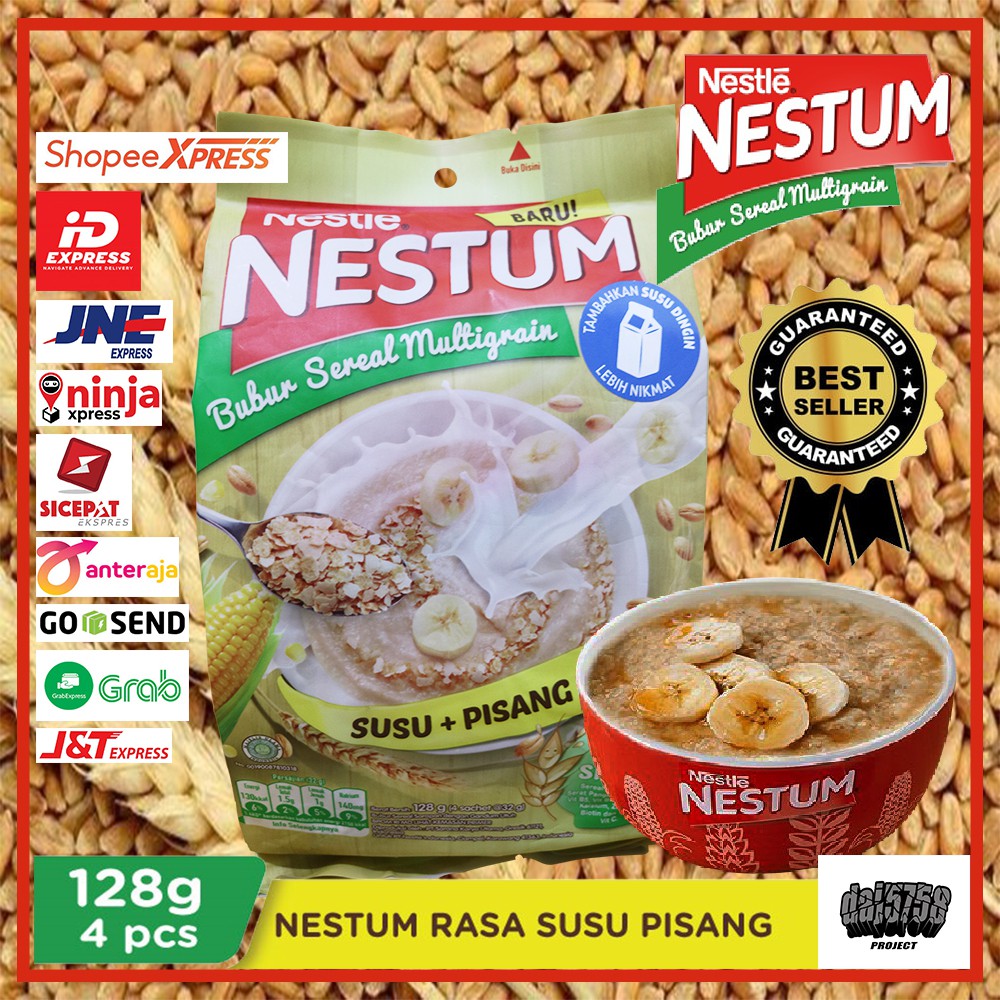 NESTLE NESTUM 3IN1 SUSU + PISANG 128g (4 SHACET x 32g)