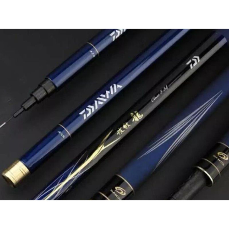 TEGEK DAIWA BLUE HAMON 540 CM (free packing Pralon kardus tebal)