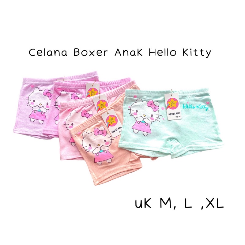 6 PCS CD CELANA DALAM ANAK PEREMPUAN MURAH HELLO KITTY 2-10 TH / CELANA DALAM ANAK CEWEK LUSINAN