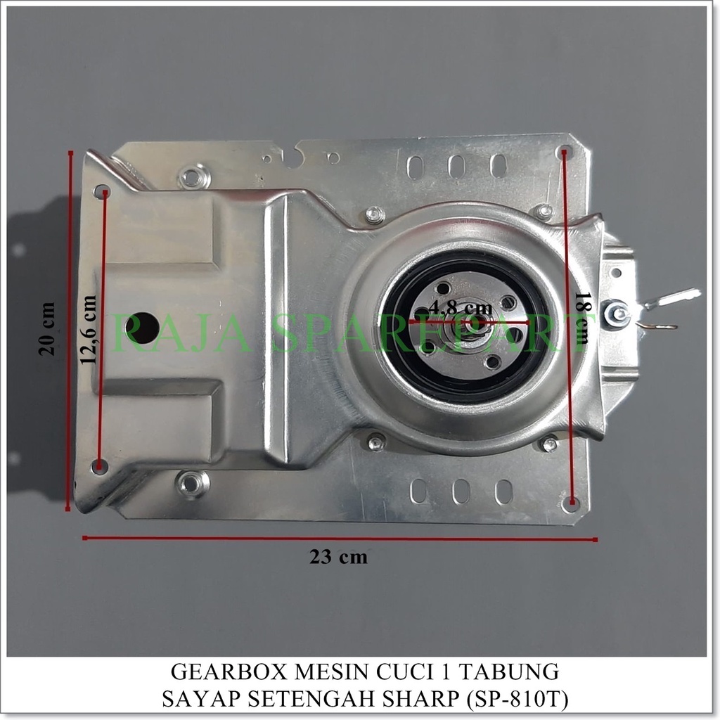 Gearbox Mesin Cuci SHARP 1 Tabung Otomatis Sayap 1/ Gearbox Mesin Cuci 1 Tabung Sayap Setengah Sharp