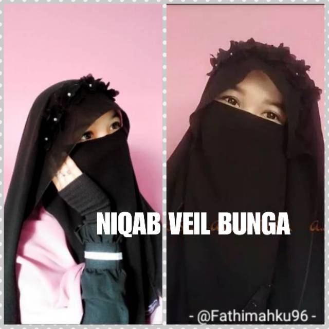 NIQAB VEIL BUNGA/NIQOB BUTTERFLY/NIQOB YAMAN SIFON