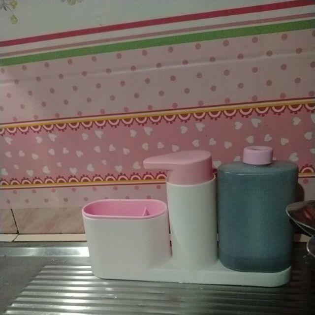 Dispenser Sabun Cuci Tangan Dan Cuci Piring Sink Organizer