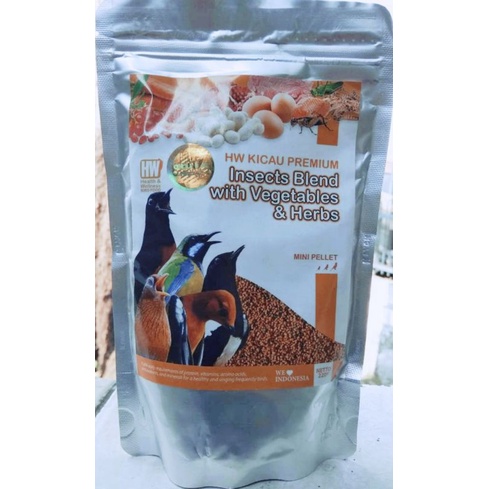 HW Kicau Premium Voer Burung Kicauan Voer Anis kacer Murai Hwa Mei  HW lark