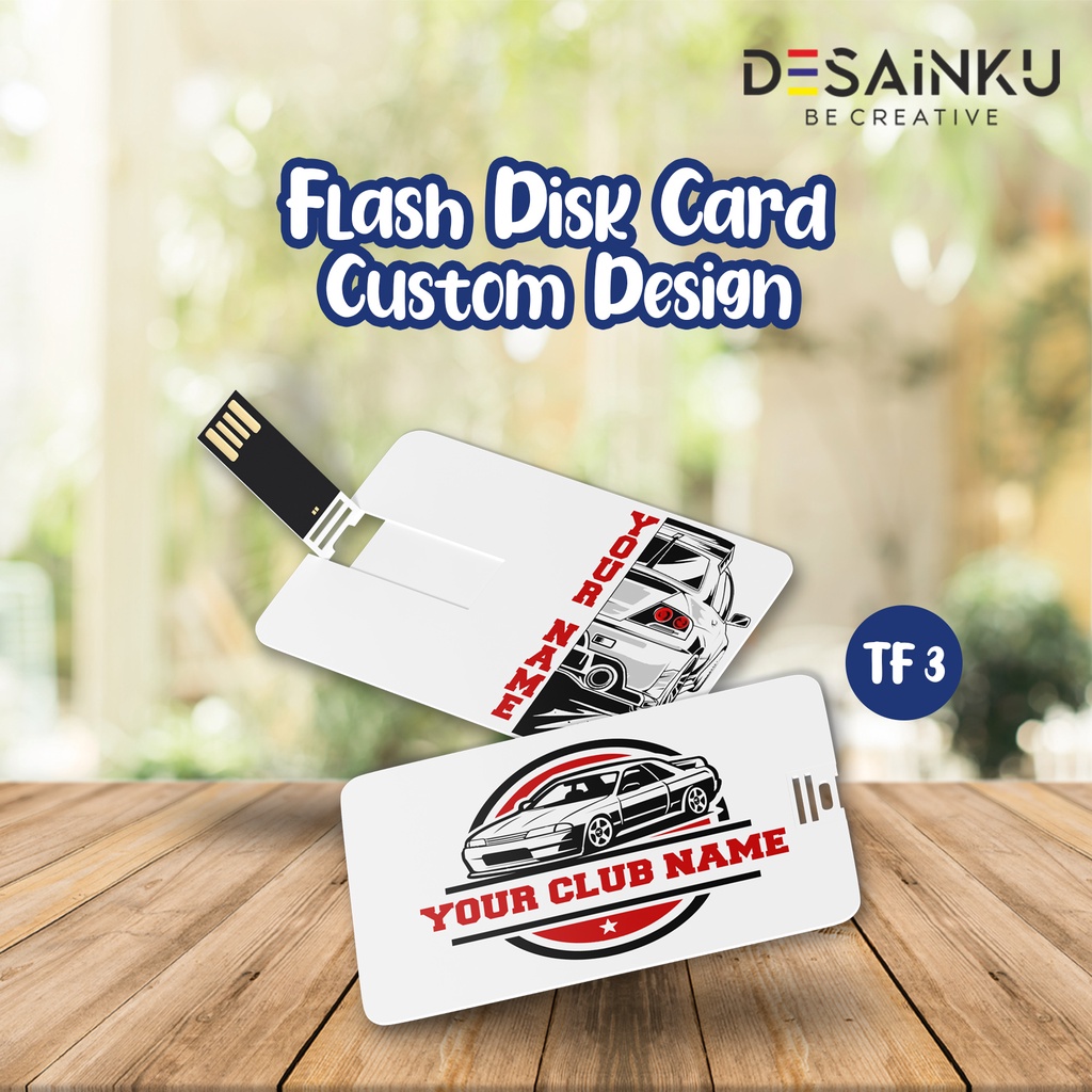 Flashdisk Card Custom Desain!!!Usb kartu, usb Id Card Print 2 sisi