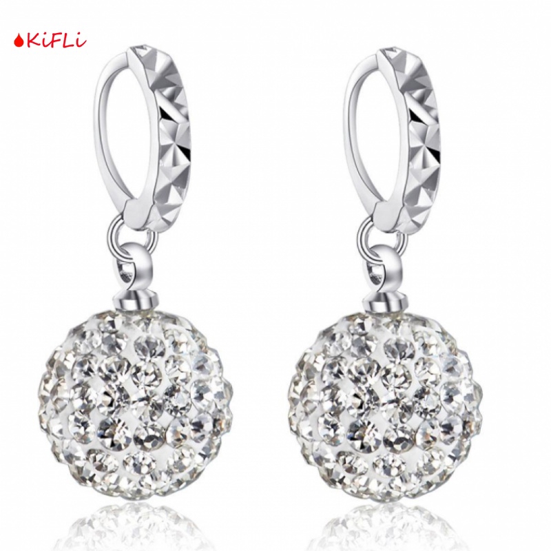 Hiasan Bandul,Kristal Putih Bulat,Bening Mempesona