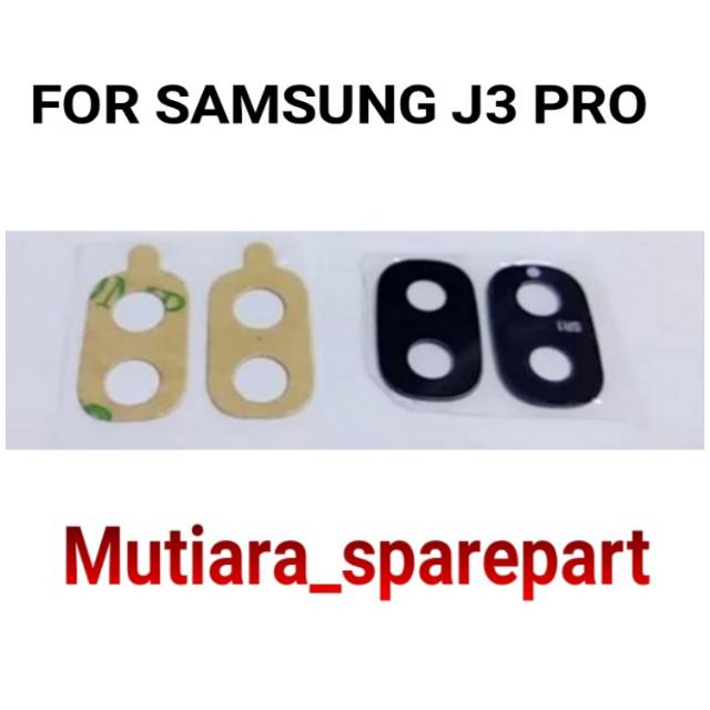 KACA LENSA KAMERA BELAKANG SAMSUNG J3 PRO J330