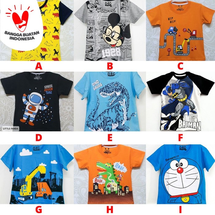 FAA001 Baju Kaos Anak Laki Laki Oshkosh | Kaos Anak Bandung Grosir