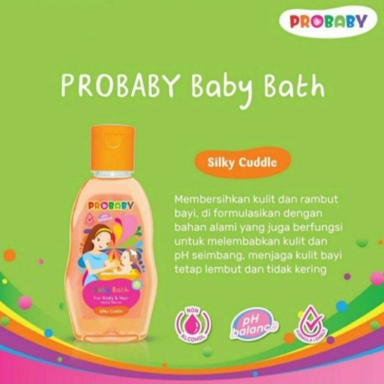 PROBABY Baby Bath 100ml/ 200ml Sabun Bayi Lembut Pro Baby Toiletris Bayi Aneka Varian Kemasan Botol