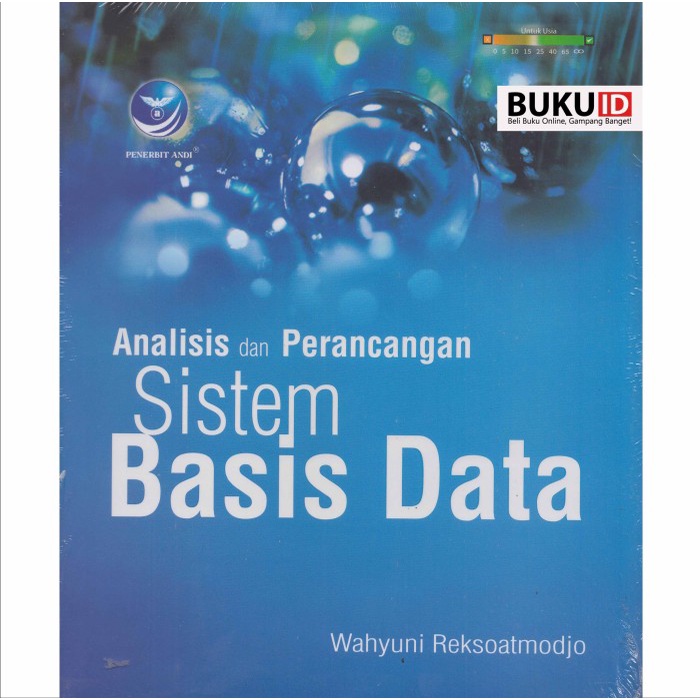 Jual Database-buku- Buku Analisis Dan Perancangan Sistem Basis Data ...