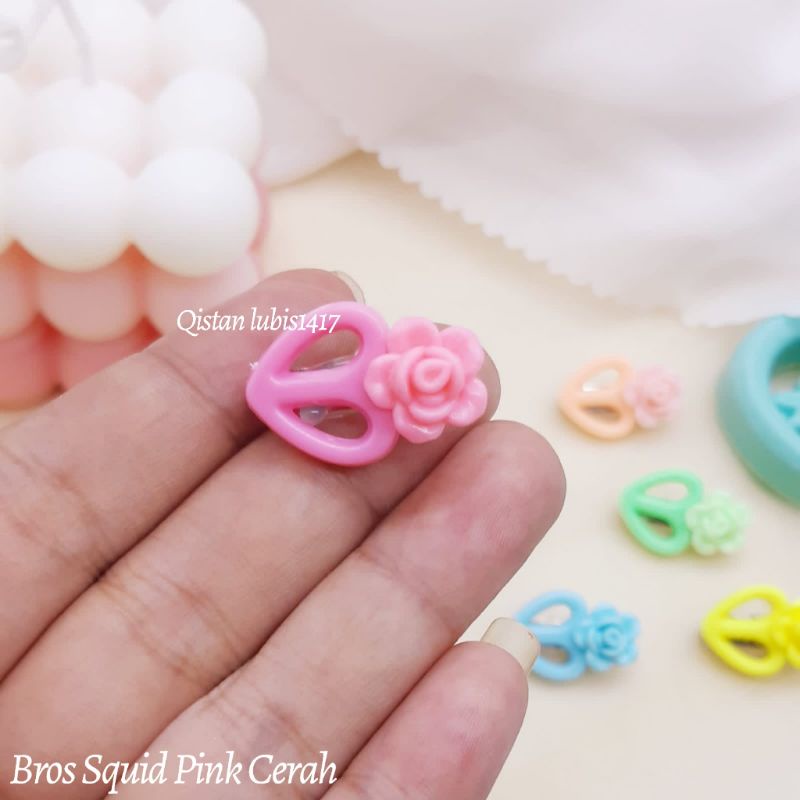 Bros Squid Rose Pastel