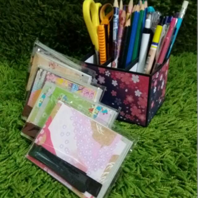 

URESHII - DIY Kit Do It Yourself Kit Kotak Jepang Wadah Pensil 3 Sekat