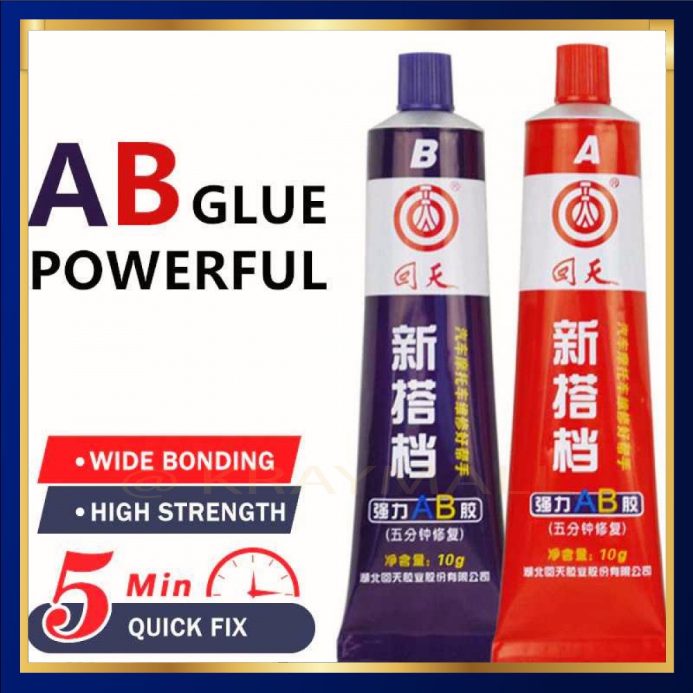 

Lem Super Glue A+B Metal Repairing Adhesive Sealant 20 g -JS24
