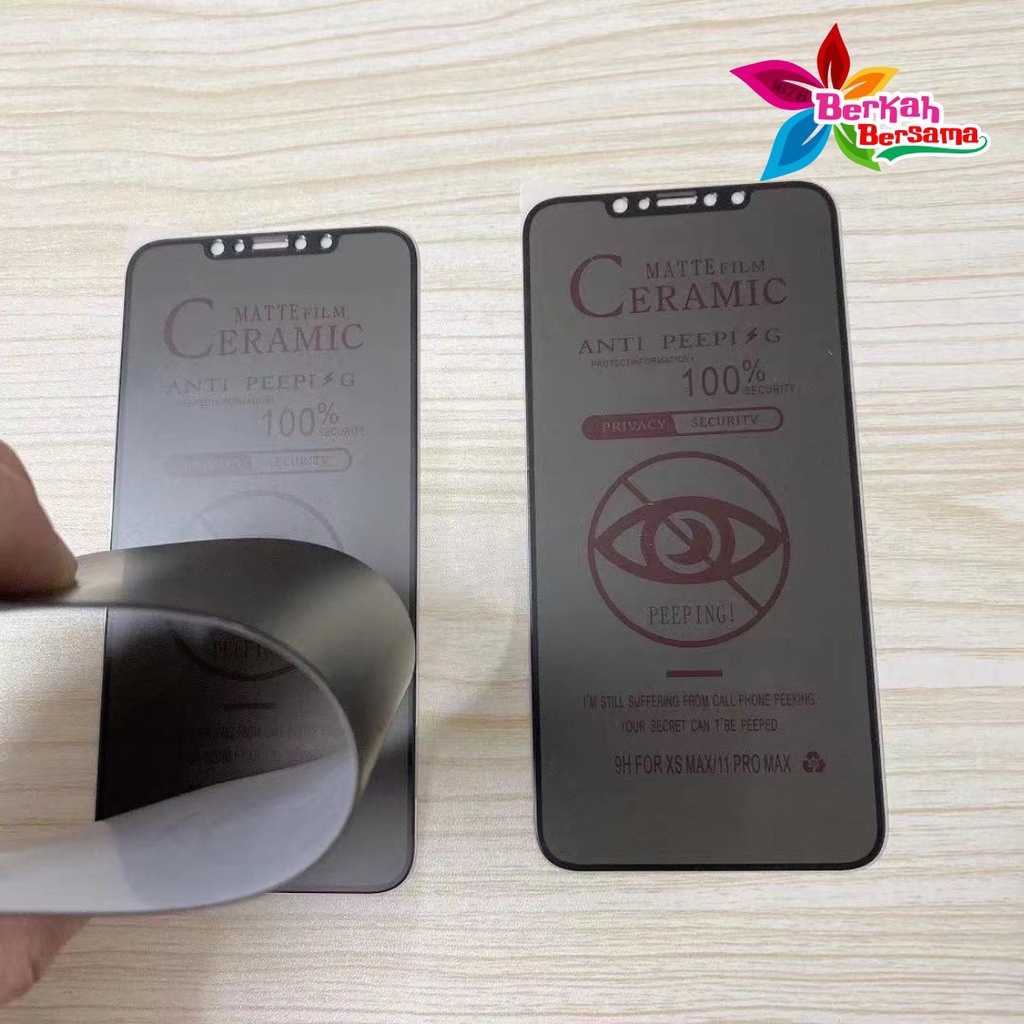 TEMPRED GLASS SPY MATTE KERAMIK CERAMIC SAMSUNG A6 A6+ A750 A10 A20 A30 A50 A70 A51 A71 BB5617