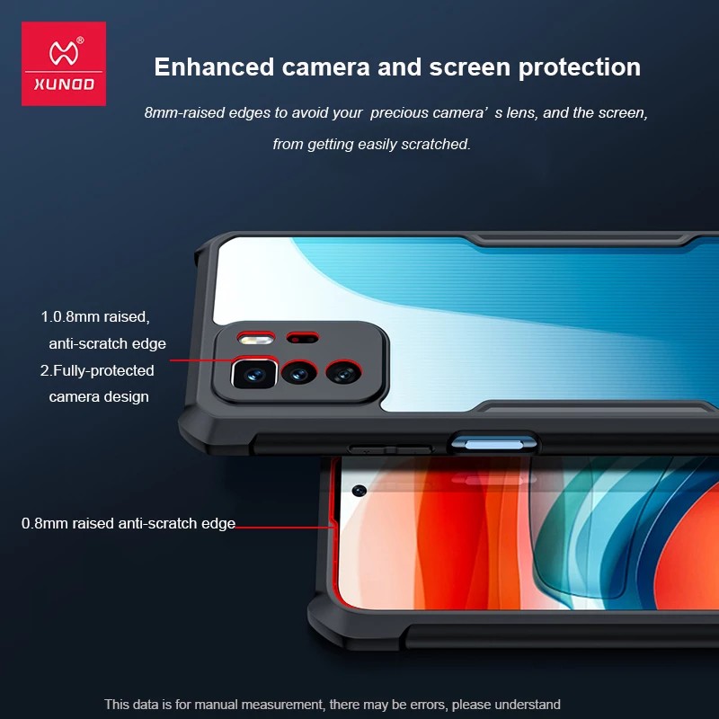 S/P- CASE UNTUK XIOMI POCO X3 GT CASING COVER Xiaomi Poco X3 GT 5G XUNDD Case Original Hybrid Shockproof (BY 889ACC)