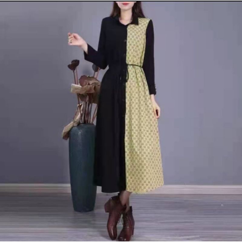 dress Gucci semi coat