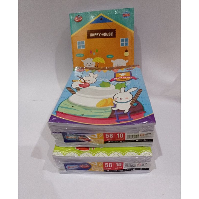 

BUKU TULIS, SINAR DUNIA ( SIDU ) / VISION ( ISI 58 LEMBAR )