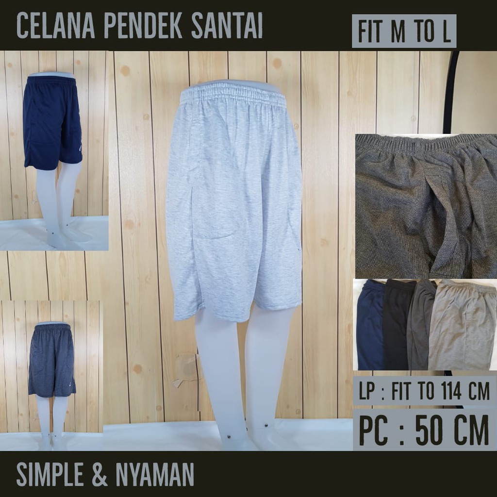 Celana training pendek pria / celana pria / celana santai / celana sport