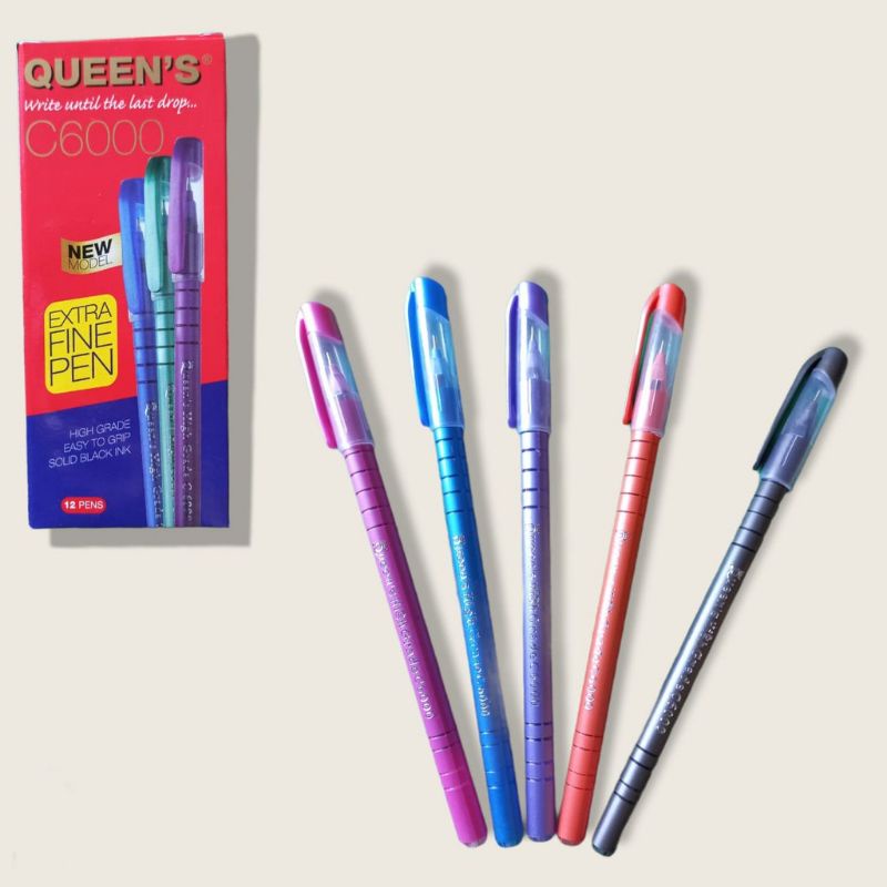 

BOLPOIN QUEEN'S C6000 EXTRA FINE PEN 12pcs