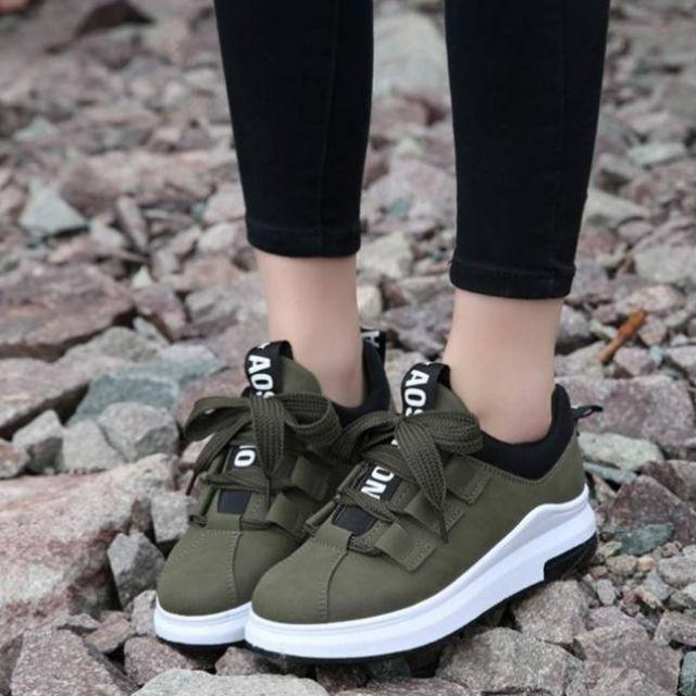 3.3 Fashion Sale / Sepatu Sneakers Wanita / Sepatu Wanita / bisa bayar di tempat (cod)-Hijau