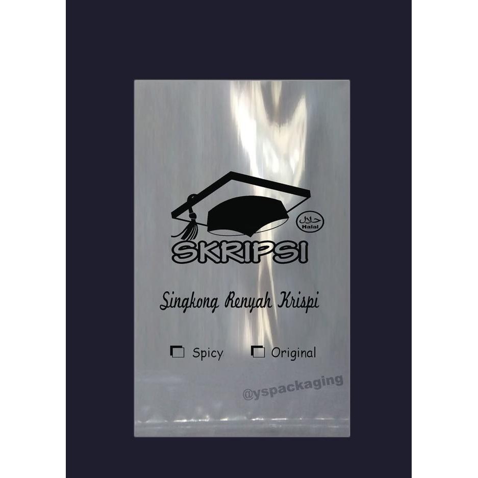 

PLASTIK PP 10X20 (TEBAL 03) + SABLON 1 WARNA
