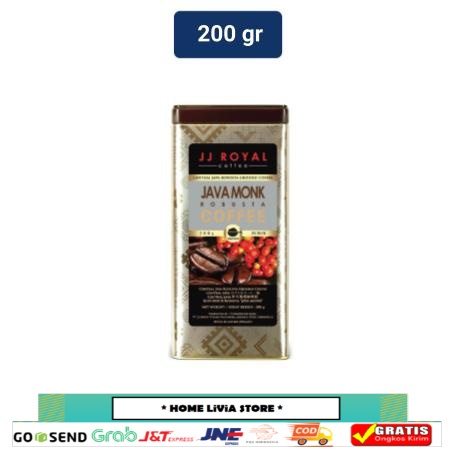 

JJ Royal Coffee Java Monk Robusta Ground Tin 200gr