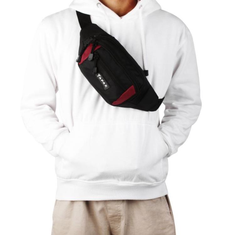 ➥ Waistbag Pria terbaru Berkualitas keren premium Bisa murah E8Y3P Tas waistbag slingbag Distro 4 ➢