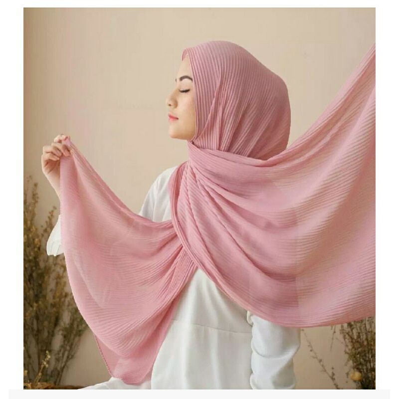 PASHMINA PLISKET FULL TERBARU JILBAB PASHMINA PLISKET BERBAGAI WARNA