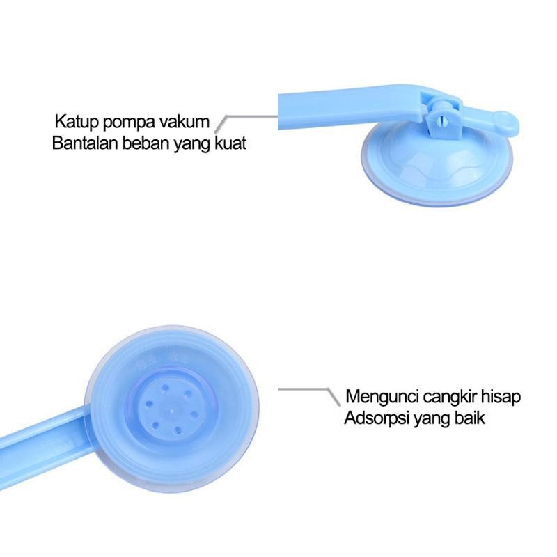 GANTUNGAN KAIT VACUUM SUPER 6IN1 SUCTION HOOK CUP SERBAGUNA WC TOILET