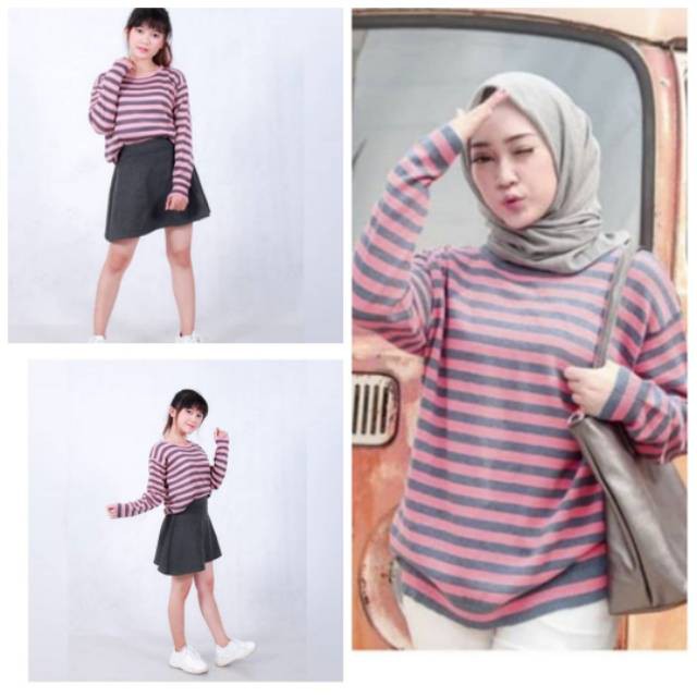 Sweater wanita | cellia blaster rajut | blouse| sweater blaster