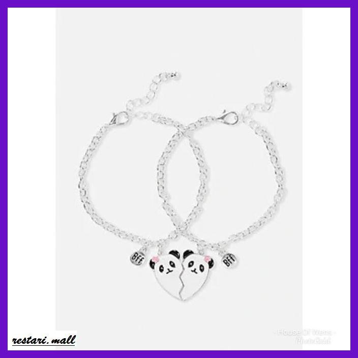 Kananasaihrep- Justice Panda Bff Charm Brecelet - Gelang Bff Justice -Original.