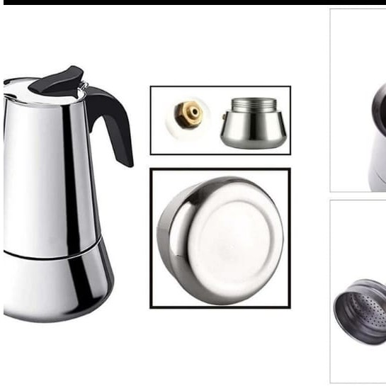 6 CUP ESPRESSO COFFE MACHINE MAKER MESIN KOPI TEKO MOKA POT