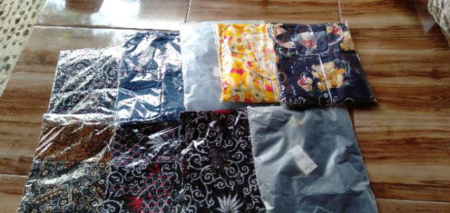 Asifa Batik Hrb026 Kenongo Kemeja Tosca Pendek Pekalongan Padi M L Xl Sogan Tulis Halus Kemeja Batik