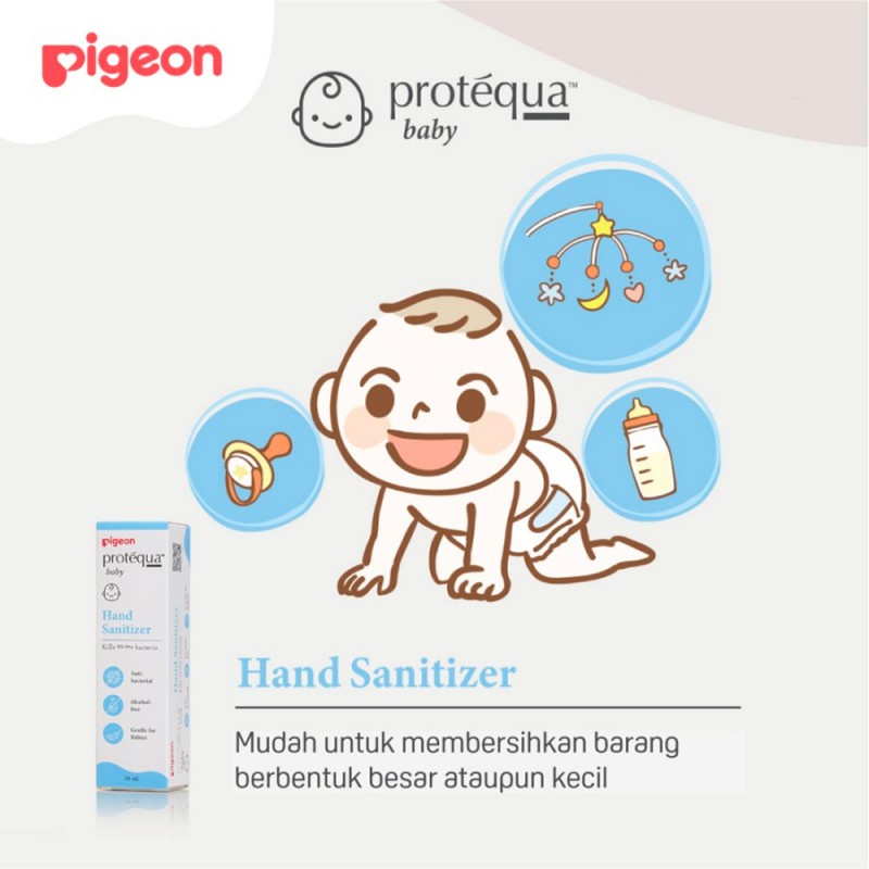 Pigeon Protequa Baby Hand Sanitizer Spray Aman untuk Bayi - 50 ml