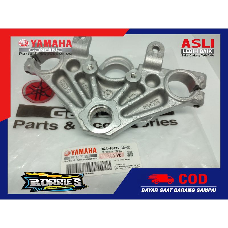 Segitiga Atas Dudukan Stang Stir Yamaha RX King Tahun Muda New Original 3KA-F3435-10-35