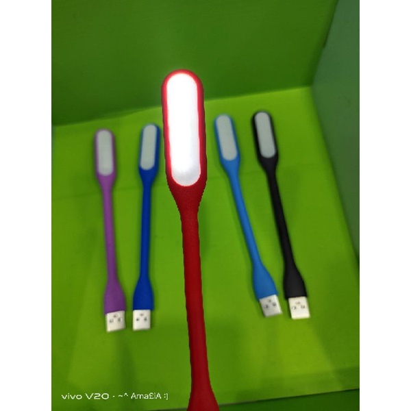 Lampu LED USB Flexible / Lampu Sikat USB