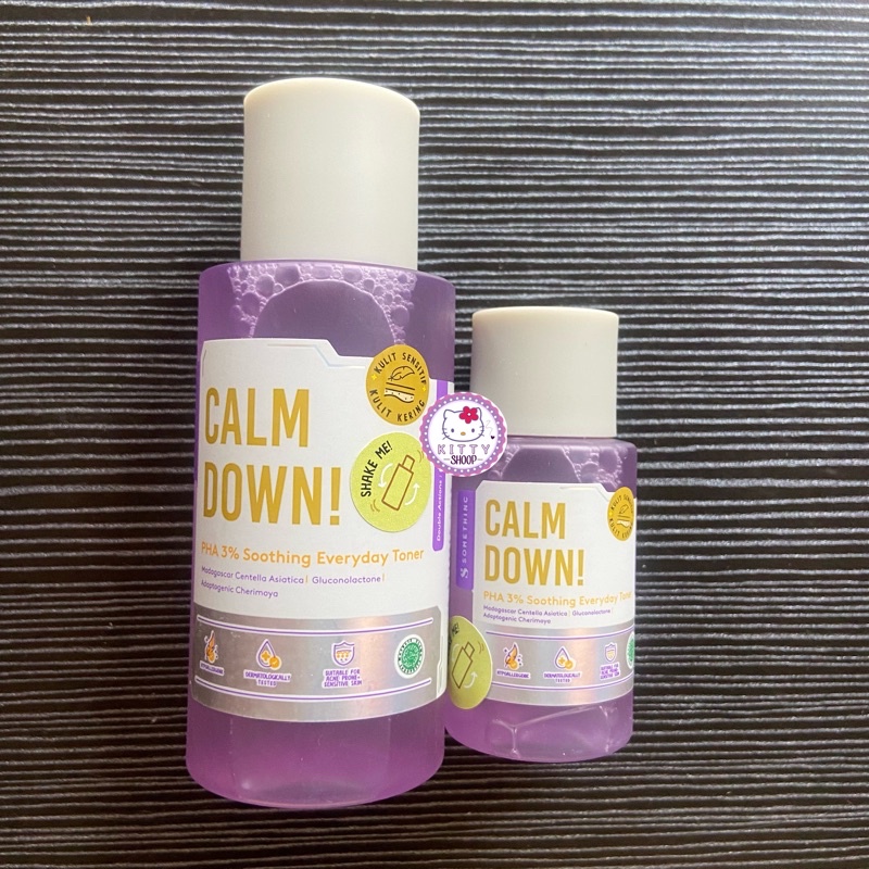 SOMETHINC Calm Down! PHA 3% Soothing Everyday Toner -Toner Menenangkan &amp; Mencerahkan kulit