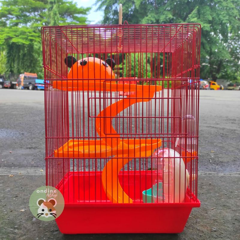[ONDINE PETSHOP] Kandang Hamster Tingkat HC65-4