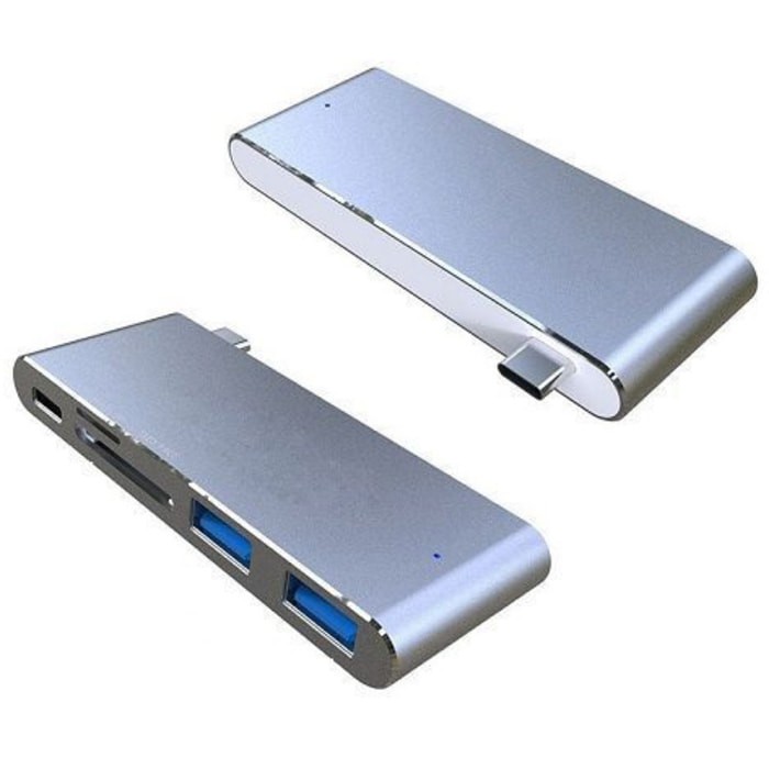 Multi Card Reader USB Type C 3.1 with Charging Port 5 in 1 usb type c