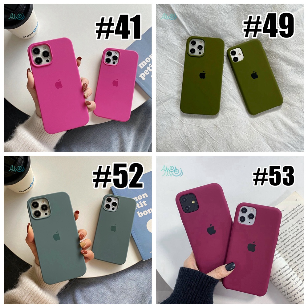 (41-53) Casing Silikon iPhone 11 12 13 Pro MAX X XS MAX XR 7 + 8PLUS 11 12 Pro Full Cover