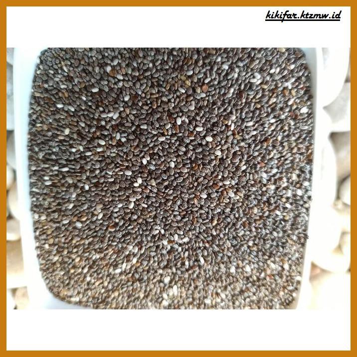 

GNIREKDOOF- ORGANIC BLACK CHIA SEED 1 KG / CHIA SEEDS 1000 GRAM MEXICO -ORIGINAL.