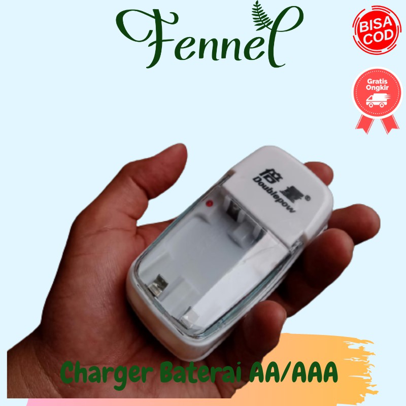 Charger Cas Baterai AA / AAA 2 Slot