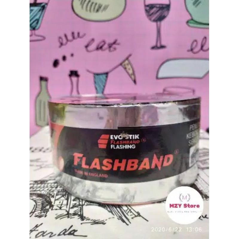 Flashband Lem Atap Bocor 15 Cm x 10 M Lakban Seng Asbes Anti Bocor Penambal Atap