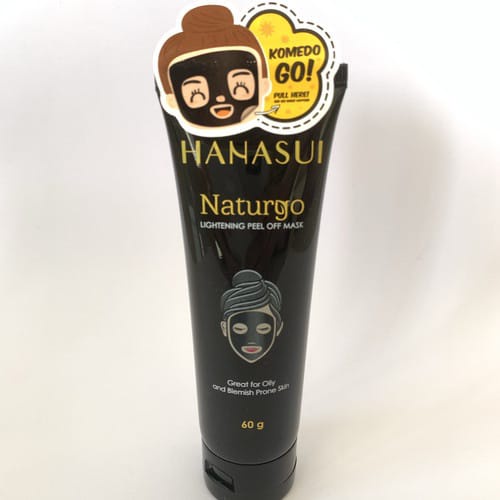 MASKER HANASUI NATURGO MASK TUBE / NATURGO LIGHTENING PEEL OF MASK