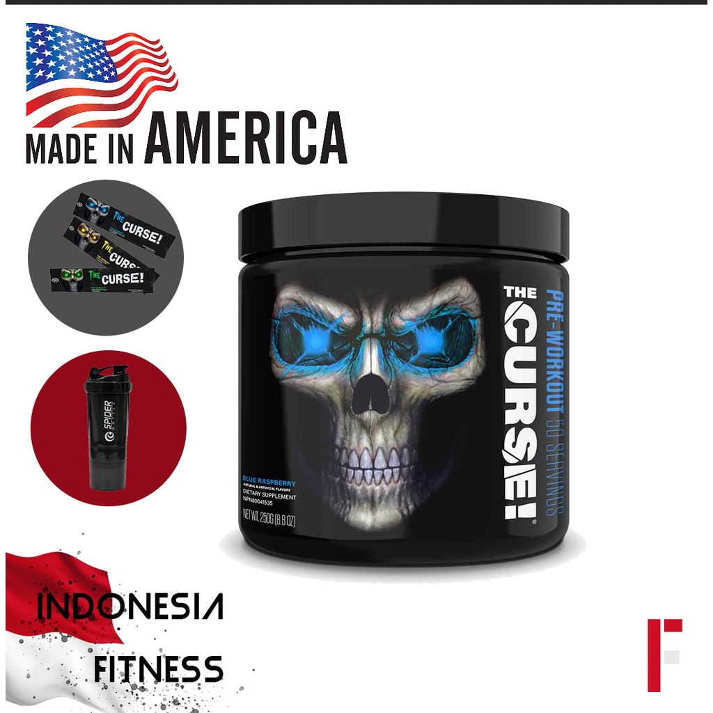 Jnx The Curse 50serv ( Suplemen Prewokout Fitnes )