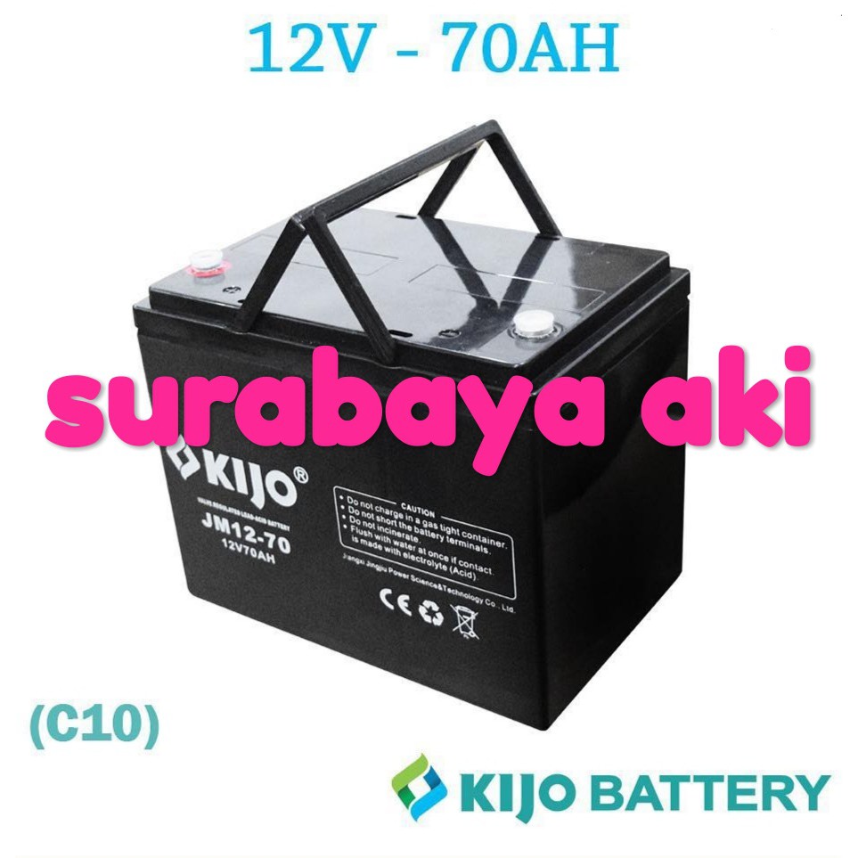 Battery VRLA UPS Deepcycle 12Volt 70AH/ KIJO JM 12-70